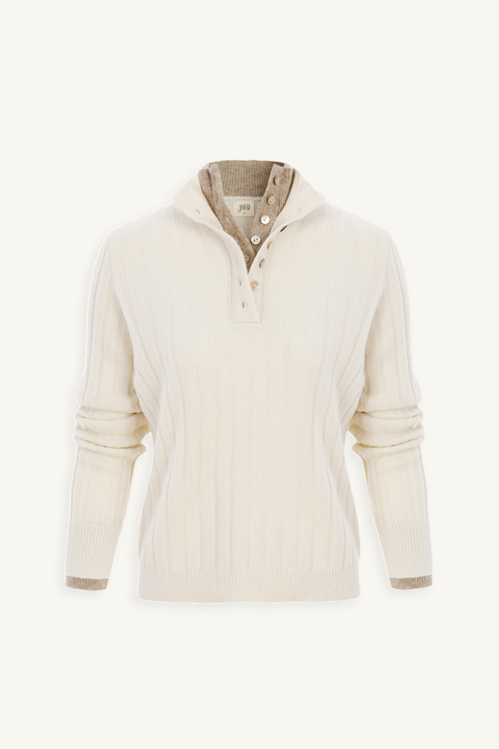 front 假兩件雙色羊毛衫